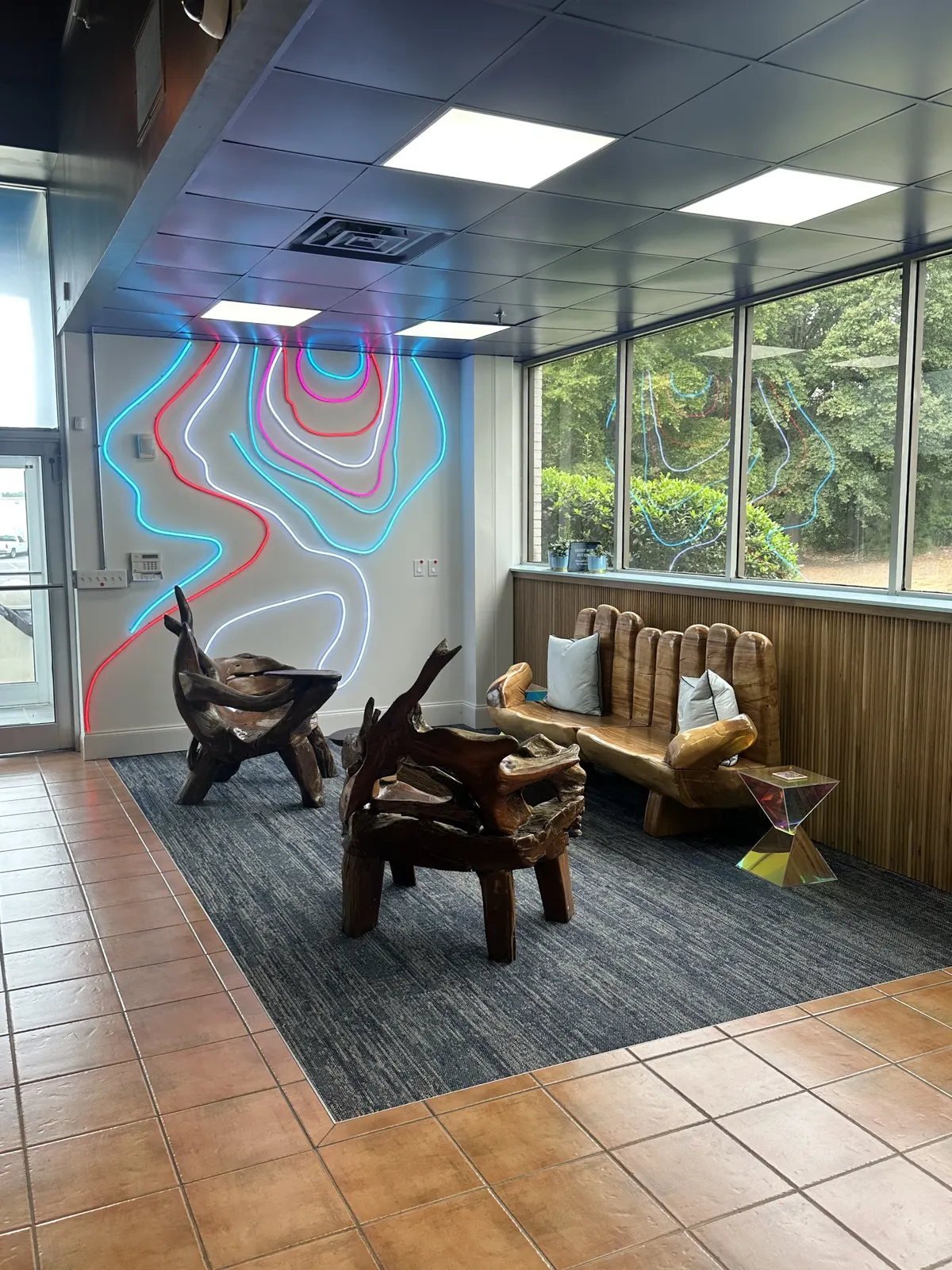 Commercial Office Lobby Renovation, Alpharetta, GA