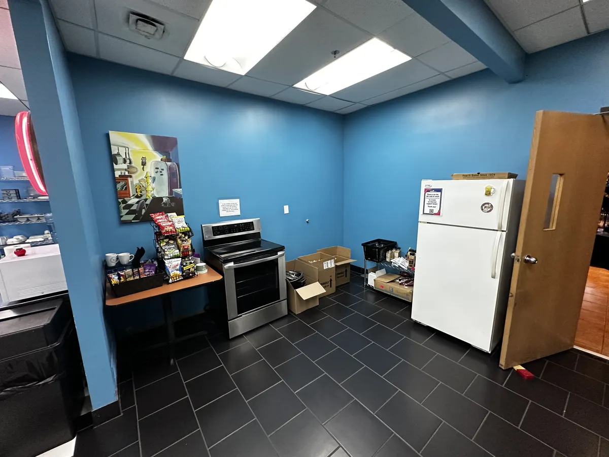 Office kitchenette before renovation, Atlanta