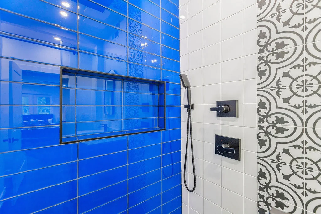Bathroom remodel — Chevron Way Decatur home renovation