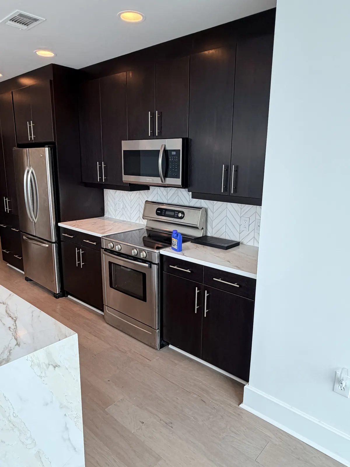 Countertop & Island Refresh, Midtown Atlanta, GA by ArtScape Builders