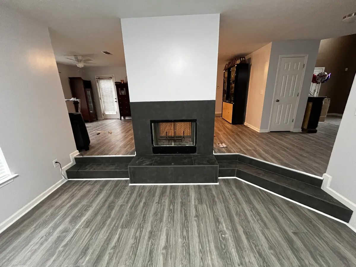 Fireplace & Flooring Refresh, Sandy Springs, GA